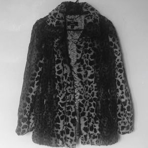 FLASH SALE! Dennis Basso Fur Leopard Coat